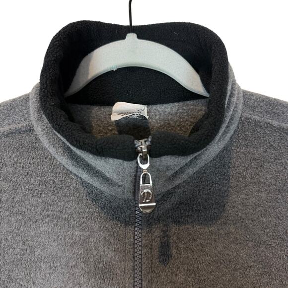 Monterey Bay Dimco Apparel Hoodie Mens Medium Gray Fleece Full Zip Mock Neck - Picture 5 of 12